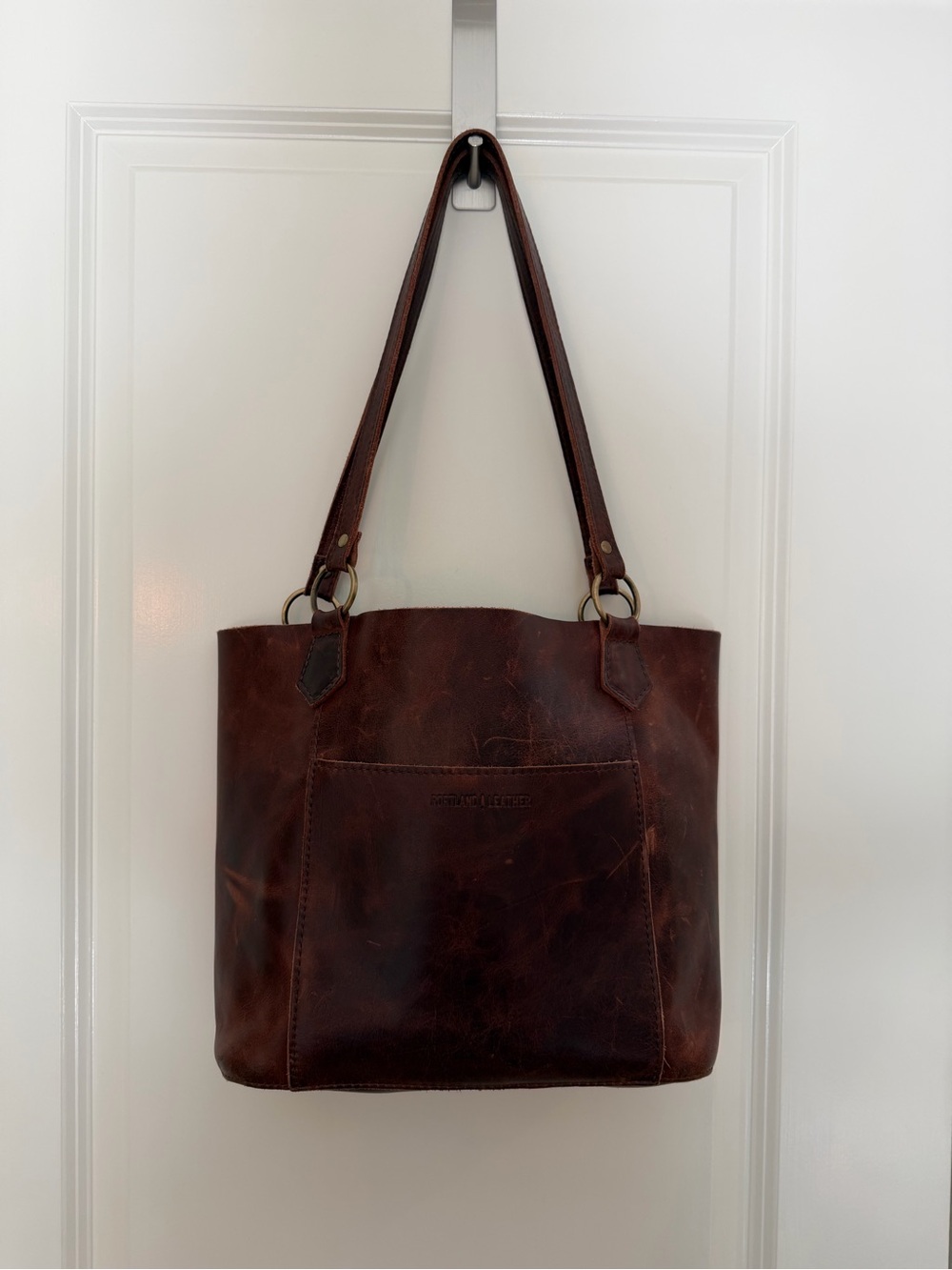 Portland Leather Lava Market Tote